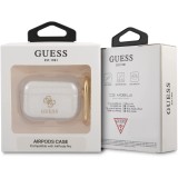 FUNDA DE TPU GUESS 4G GLITTER COLLECTION PARA AIRPODS PRO - TRANSPARENTE FUNDA DE TPU GUESS 4G GLITTER COLLECTION PARA AIRPODS PRO - TRANSPARENTE