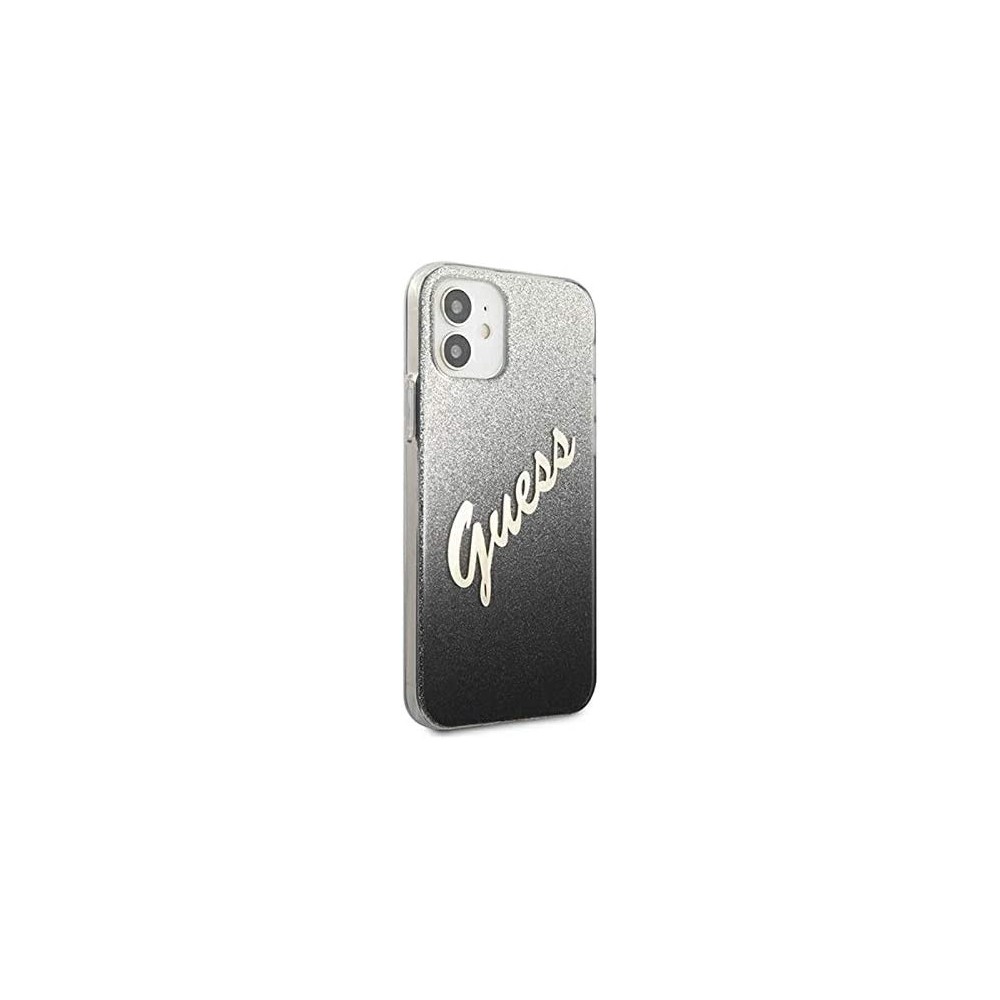 Guess GUHCP12SPCUGLSBK - Carcasa para iPhone 12 Mini (5,4"),