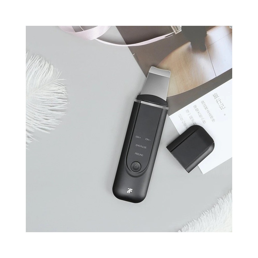 Limpiador Facial ionico ultrasonico  Negro