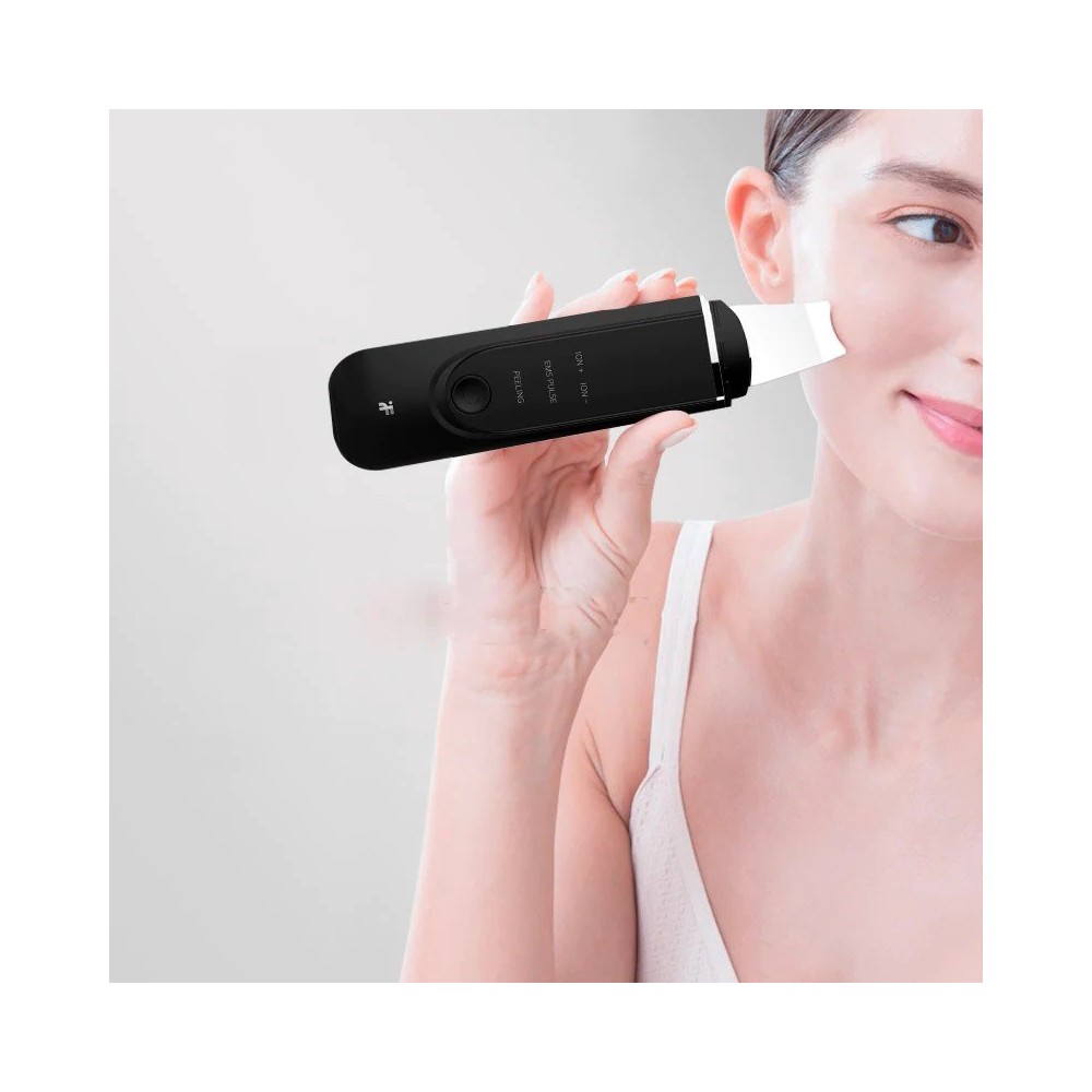 Limpiador Facial ionico ultrasonico  Negro