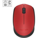 Logitech M171 Ratón inalámbrico para PC, Mac, portátil, 2,4 GHz con minireceptor USB, seguimiento óptico, ambidiestro, Rojo Logitech M171 Ratón inalámbrico para PC, Mac, portátil, 2,4 GHz con minireceptor USB, seguimiento óptico, ambidiestro, Rojo
