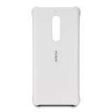 Funda Nokia diseño fibra de carbono para Nokia 5 (Blanco Perla) CC-803 Funda Nokia diseño fibra de carbono para Nokia 5 (Blanco Perla) CC-803