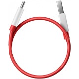 Cable USB-A a USB-C OnePlus DL129, 100W, 10A, 1m, Rojo