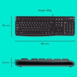 Logitech Desktop MK120 Conjunto de Teclado + Raton Logitech Desktop MK120 Conjunto de Teclado + Raton