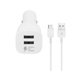 Original Car Charger Samsung EP-LN920BB Dual USB-C Quick Charge for Galaxy S6, S7, Note 4, 5 - White, Bulk Original Car Charger Samsung EP-LN920BB Dual USB-C Quick Charge for Galaxy S6, S7, Note 4, 5 - White, Bulk