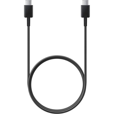 Cable Samsung Original EP-DA705BBE - Carga (60W)  y Datos - Conector Tipo C a Tipo C - 100 CM (Negro) - Blister