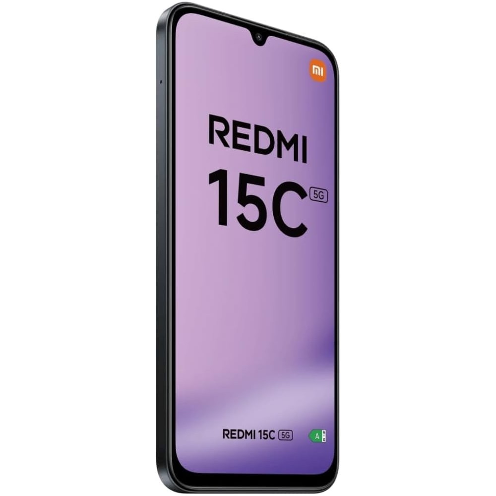 Smartphone Xiaomi Redmi 15C 4GB 128GB 5G Dual SIM Pantalla 6.9" Negro Medianoche