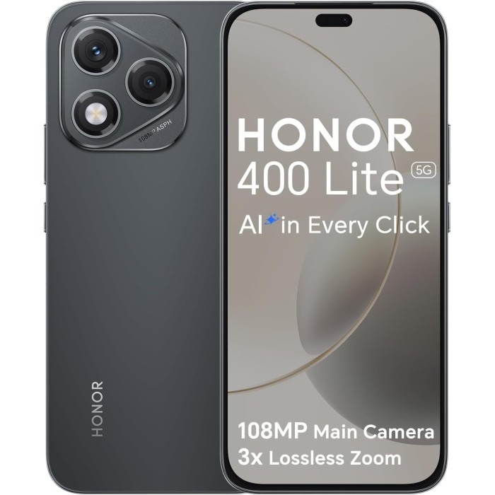copie de Honor 400 Lite 8GB 256GB Dual SIM 108MP Dimensity 7025 Ultra MagicOS 9.0 Negro