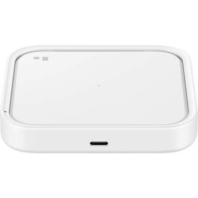 Cargador inalámbrico Samsung, 15 W, 1,67 A (sin cargador), blanco EP-P2400BWEGEU