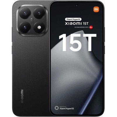 Xiaomi 15T 12GB 256GB 6.83" AMOLED 5G Dual SIM Cámara Leica 50MP Negro