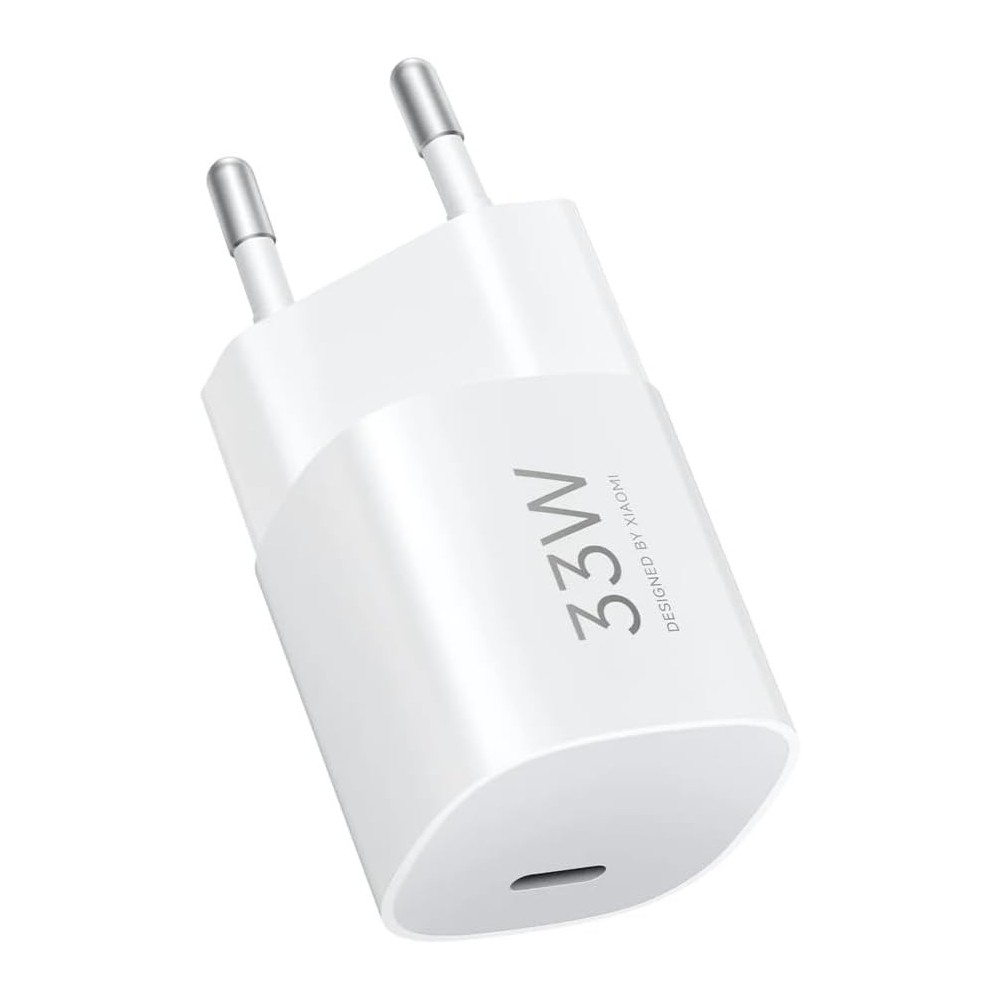 Cargador de Pared GAN Xiaomi 33W Nano Power Adapter 1xUSB Tipo-C- 33W