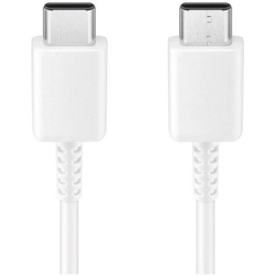 Cable Original EP-DG977BWE (1m) USB-C a USB-C para Galaxy S10 - Blanco - Bulk