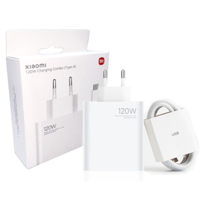 Xiaomi 120W Charging Combo Cargador USB-A Blanco