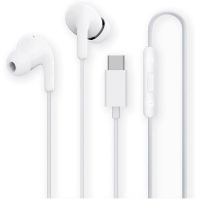 Xiaomi Type-C Earphones Auriculares con Cable Tipo-C Blanco